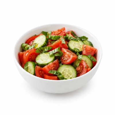 Panera Bread Tomato Basil Cucumber Salad