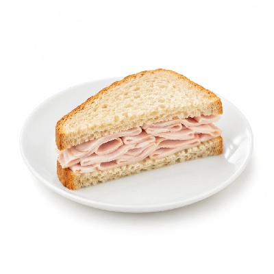 Panera Bread Turkey Sandwich Half