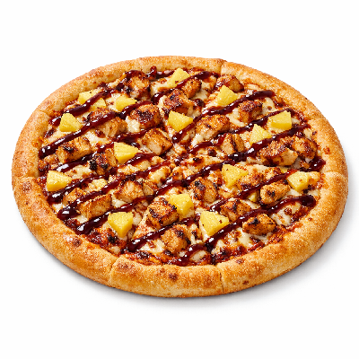 Papa John's Specialty Pizzas Hawaiian BBQ Chicken Original Crust Extra Lrg