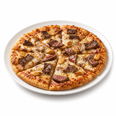 Papa Murphy's Family Pizza Slices Angus Steak & Roasted Garlic