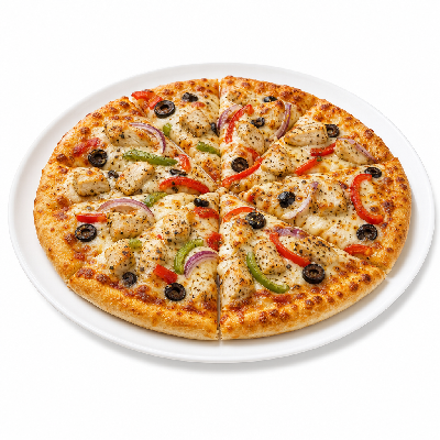 Papa Murphy's Family Pizza Slices Herb Chicken Mediterranean