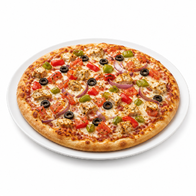 Papa Murphy's Medium Pizza Slices Herb Chicken Mediterranean