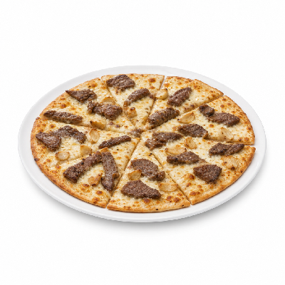 Papa Murphy's Thin Family Pizza Slices Angus Steak & Roasted Garlic