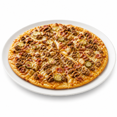 Papa Murphy's Thin Family Pizza Slices Bacon Cheeseburger