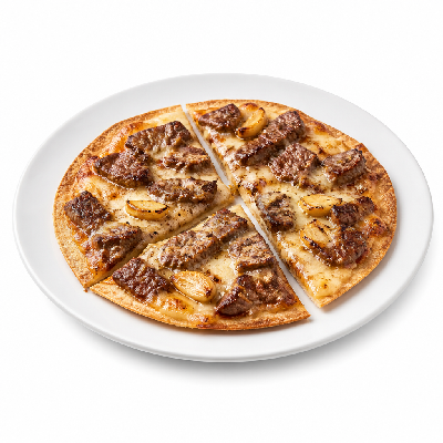 Papa Murphy's Thin Large Pizza Slices Angus Steak & Roasted Garlic