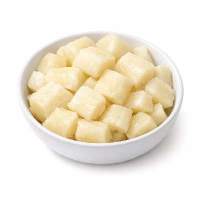 Parsnips boiled with salt