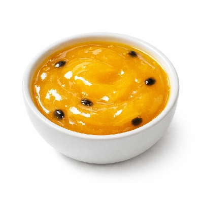 Passion fruit glaze