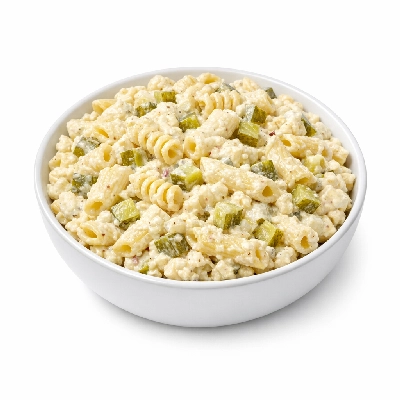 Pasta salad with pickles