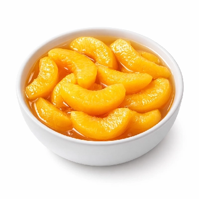Peaches canned light syrup pack solids and liquids