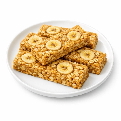 Peanut Butter and Banana Granola Bars