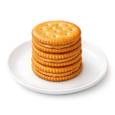 Peanut butter sandwich crackers
