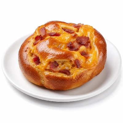 Peet's Coffee Bacon & Cheddar Brioche