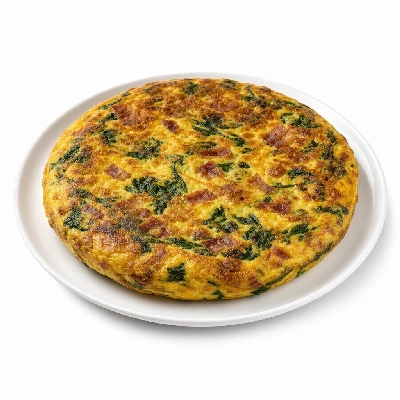 Peet's Coffee Bacon Spinach & Swiss Frittata