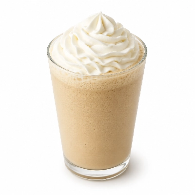 Peet's Coffee Blended Refreshment Earl Grey Javiva with 8 Tablespoons Whipped Cream 2% Milk