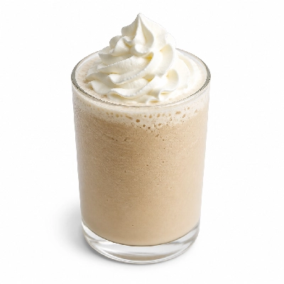 Peet's Coffee Blended Refreshment Earl Grey Javiva with 8 Tablespoons Whipped Cream Whole Milk