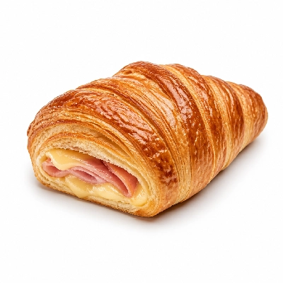 Peet's Coffee Croissants Ham and Swiss Cheese
