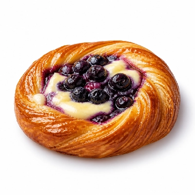 Peet's Coffee Danish Blueberry Sweet Cheese Pastry
