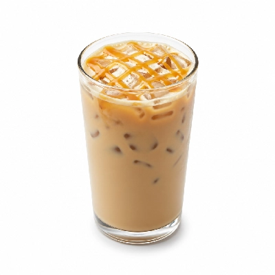 Peet's Coffee Iced Caramel Macchiato with Whole Milk