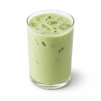 Peet's Coffee Tea Beverages Iced Vanilla Matcha Green Latte with 2% Milk
