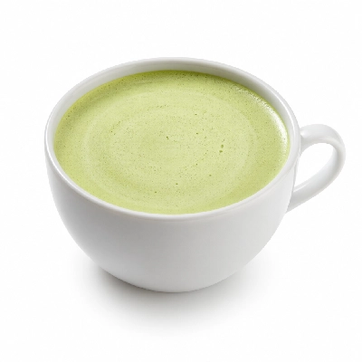 Peet's Coffee Tea Beverages Matcha Green Latte with Peppermint with Almond Milk