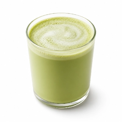 Peet's Coffee Tea Beverages Matcha Green Latte with Peppermint with Soy Milk