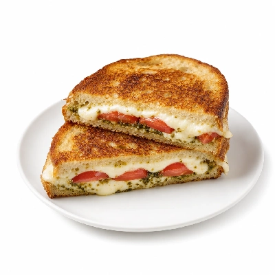 Peet's Coffee Toasted Caprese Sandwich