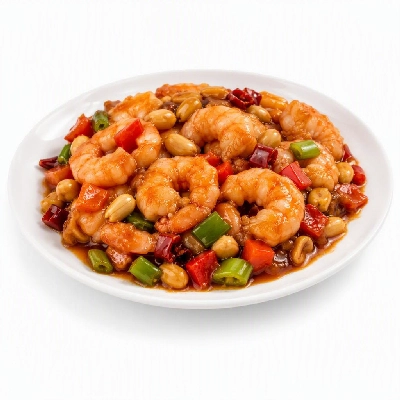 Pei Wei Asian Kitchen Combo Dishes Kung Pao Shrimp (Steamed)