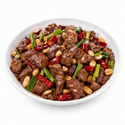 Pei Wei Asian Kitchen Combo Dishes Kung Pao Steak (Steamed)
