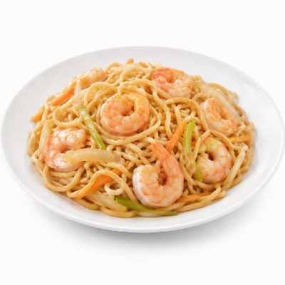 Pei Wei Asian Kitchen Combo Dishes Lo Mein Shrimp (Steamed)