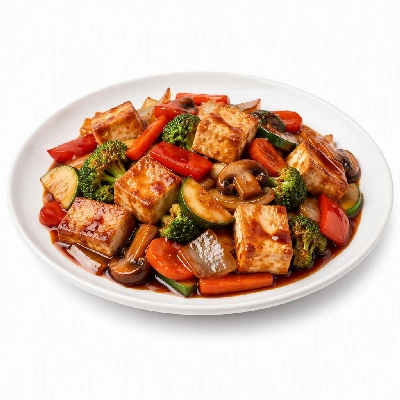 Pei Wei Asian Kitchen Combo Dishes Mongolian Vegetables & Tofu