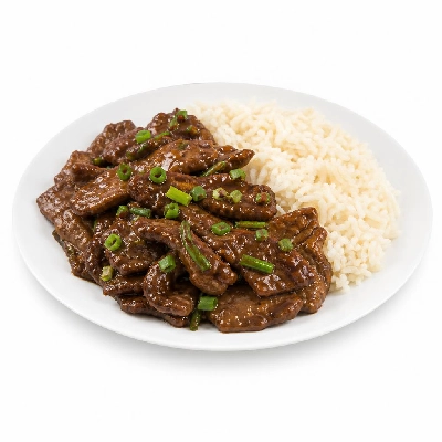 Pei Wei Asian Kitchen Combo Dishes Steamed Mongolian Steak