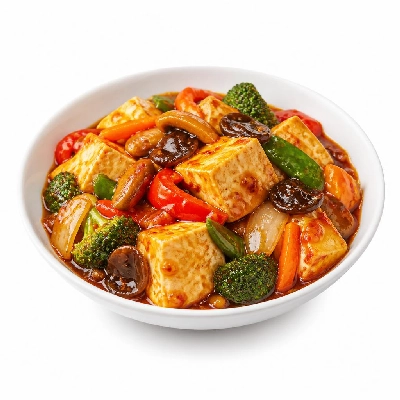 Pei Wei Asian Kitchen Combo Dishes Steamed Spicy Vegetable & Tofu