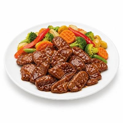 Pei Wei Asian Kitchen Combo Dishes Steamed Steak Teriyaki