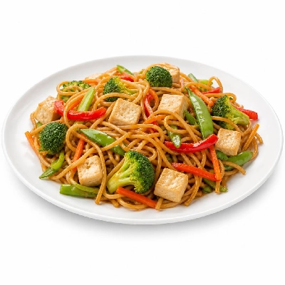 Pei Wei Asian Kitchen Combo Dishes Steamed Vegetable & Tofu Lo Mein
