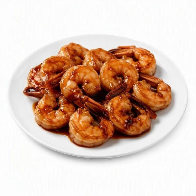 Pei Wei Asian Kitchen Combo Dishes Teriyaki Shrimp (Steamed)