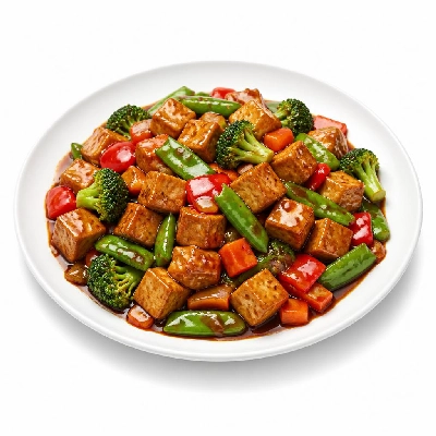 Pei Wei Asian Kitchen Combo Dishes Vegetable & Tofu Teriyaki