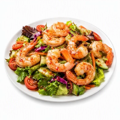 Pei Wei Asian Kitchen Salads Spicy with Shrimp (Steamed)