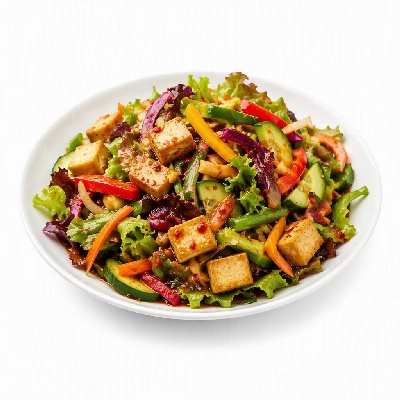 Pei Wei Asian Kitchen Salads Spicy with Vegetables & Tofu (Steamed)