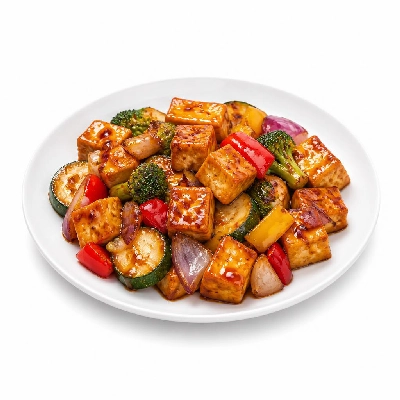 Pei Wei Asian Kitchen Signature Dishes Honey Seared Vegetables & Tofu (Stock Velveted)