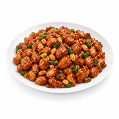 Pei Wei Asian Kitchen Signature Dishes Mandarin Kung Pao Chicken (Stock Velveted)