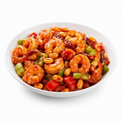 Pei Wei Asian Kitchen Signature Dishes Mandarin Kung Pao Shrimp (Stock Velveted)