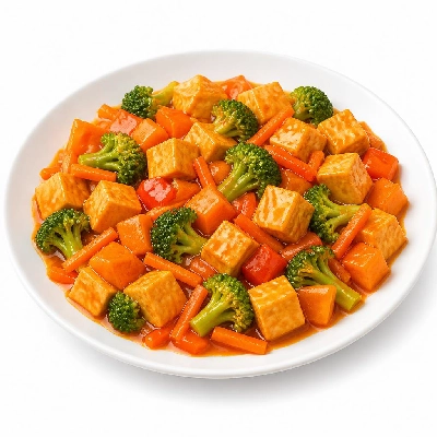 Pei Wei Asian Kitchen Signature Dishes Orange Peel Vegetables & Tofu (Stock Velveted)