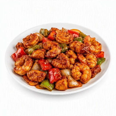 Pei Wei Asian Kitchen Signature Dishes Spicy Combo Chicken and Shrimp Gluten Free