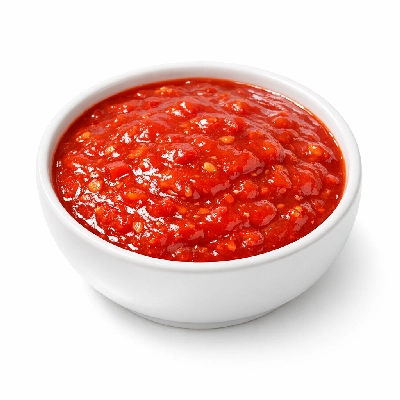 Peppers hot chili mature red canned sauce