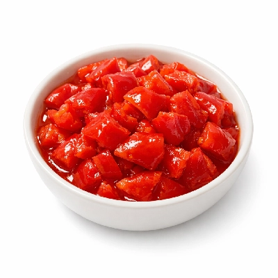 Peppers hot chili red canned excluding seeds solids and liquids