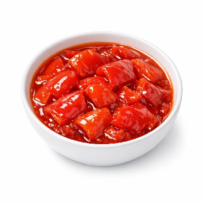 Peppers sweet red canned solids and liquids