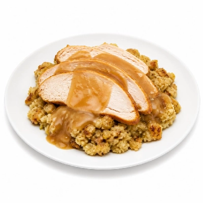Perkins Restaurant & Bakery Fork Worthy Entrees Turkey & Dressing Dinner