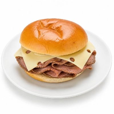 Perkins Restaurant & Bakery Handhelds Roast Beef & Swiss Sandwich