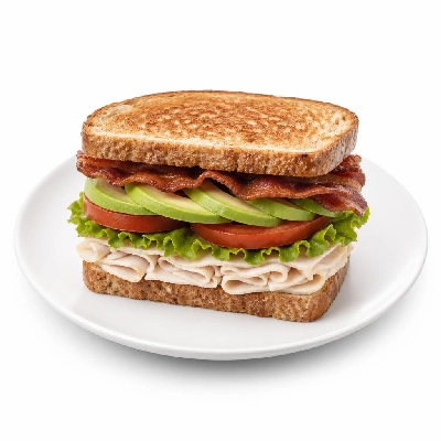 Perkins Restaurant & Bakery Handhelds Turkey & Avocado BLT Sandwich