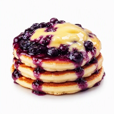 Perkins Restaurant & Bakery Perfect Platters Lemon Blueberry Pie Pancakes